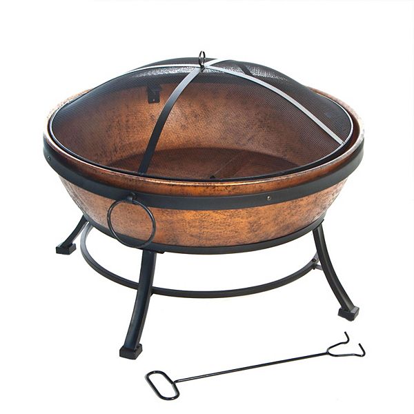 Deckmate 30371 Avondale Outdoor Patio, How To Use A Metal Fire Pit Bowl