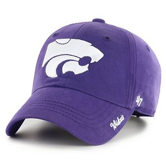 Women's '47 Purple Kansas State Wildcats Miata Clean Up Logo Adjustable Hat