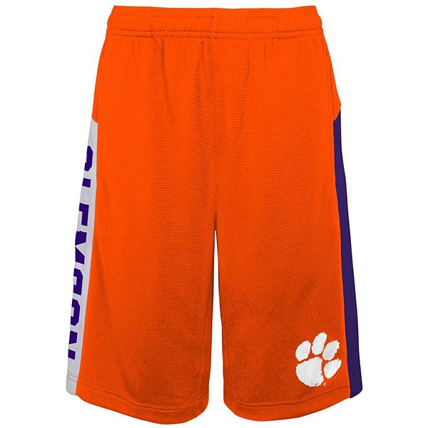 Preschool Orange Clemson Tigers Down The Field Mesh Shorts