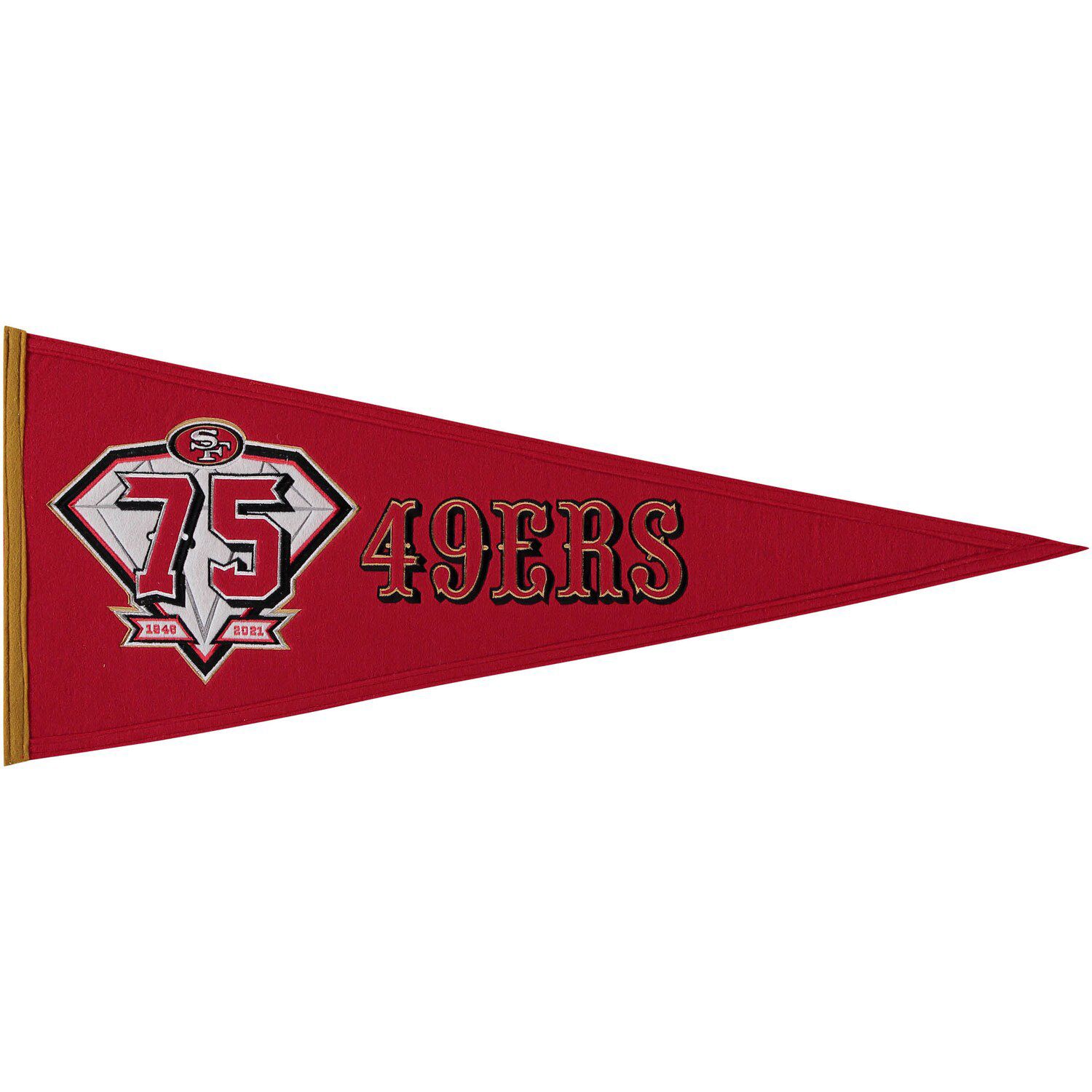 Image for Unbranded San Francisco 49ers 31'' x 12.5'' 75th Anniversary Traditions Pennant at Kohl's.