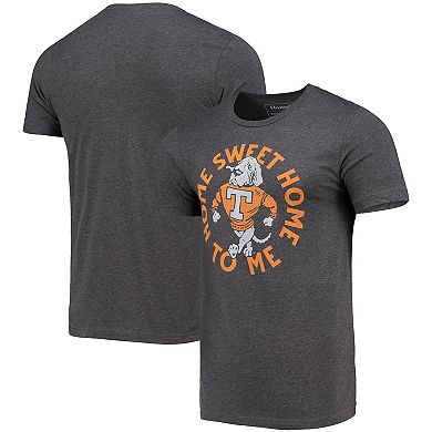 Men's Homefield Heathered Charcoal Tennessee Volunteers Vintage Team T ...