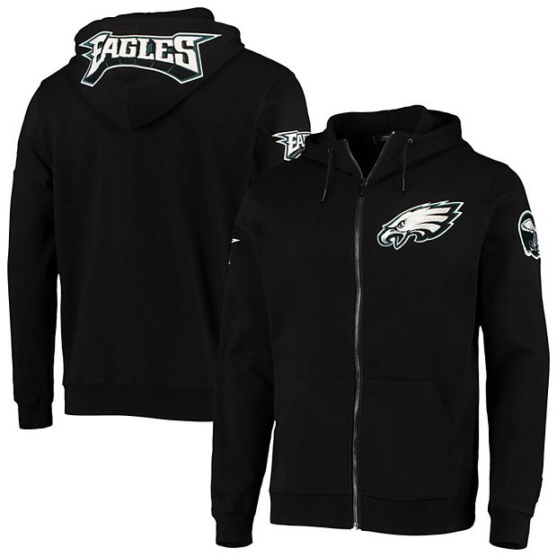 Youth Black Philadelphia Eagles Fan Gear Prime Pullover Hoodie