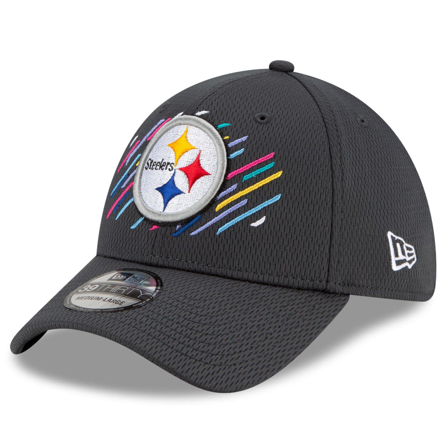 New Era Men's New Era Pink/Black Pittsburgh Steelers 2022 NFL Crucial Catch  59FIFTY Fitted Hat