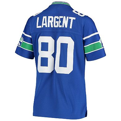 Women's Mitchell & Ness Steve Largent Royal Seattle Seahawks 1985 Legacy Replica Jersey