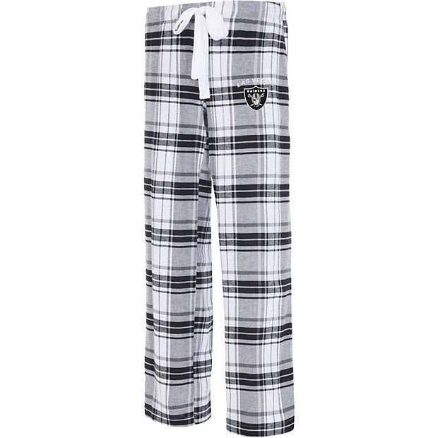Las Vegas Raiders Men's Concepts Sport Flannel Pajama Pants