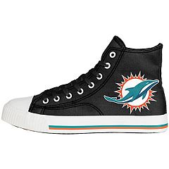 181 Miami Dolphins Aqua Mesh Knit Sneakers Black Sole