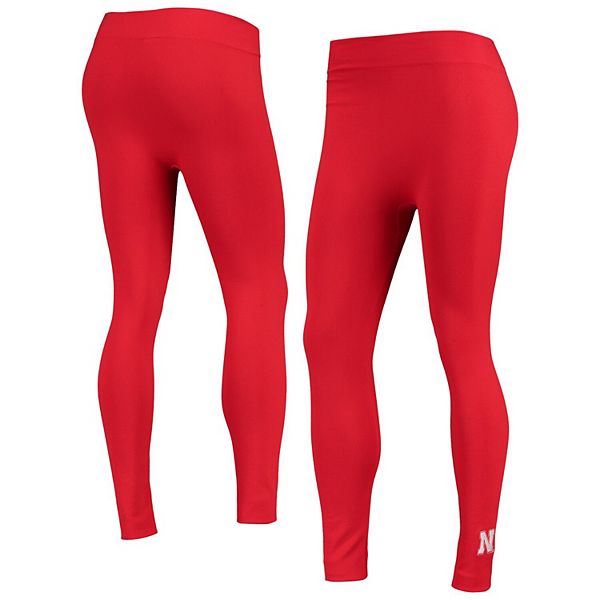 Women's ZooZatz Scarlet Nebraska Huskers Fleece-Lined Leggings