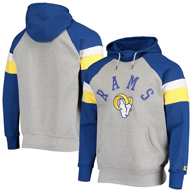 Los Angeles Rams Tommy Hilfiger Quarter-Zip Pullover Hoodie - Royal