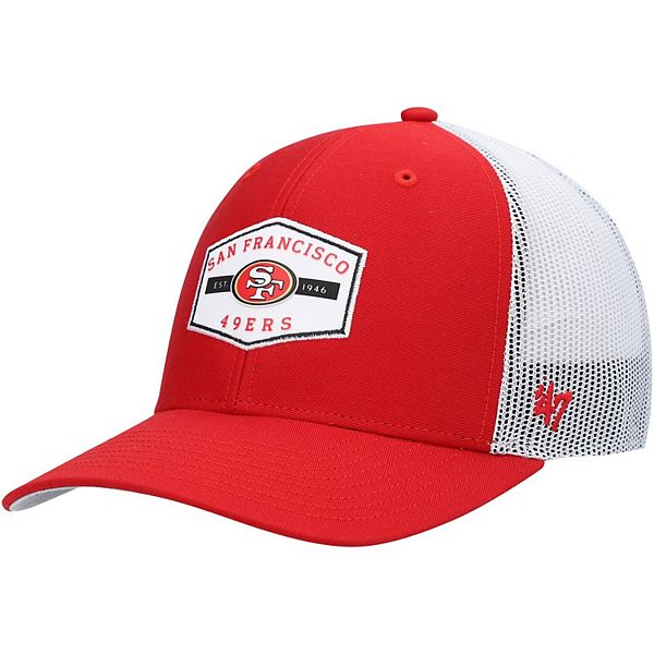 '47 Men's San Francisco 49ers Red Adjustable Trucker Hat