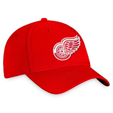 Men's Fanatics Branded Red Detroit Red Wings Core Primary Logo Flex Hat