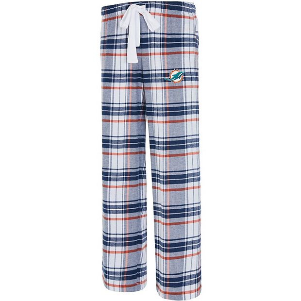 Miami Dolphins Concepts Sport Women's Accolade Flannel Pants - Navy/Orange