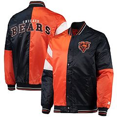 chicago bears leather bomber jacket