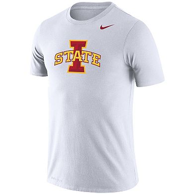 Men's Nike White Iowa State Cyclones School Logo Legend Performance T-Shirt