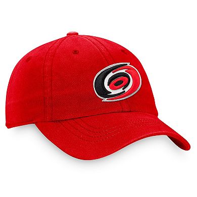 Women's Fanatics Branded Red Carolina Hurricanes Primary Logo Adjustable Hat