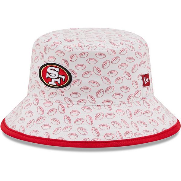 Toddler New Era White San Francisco 49ers Cutie Bucket Hat