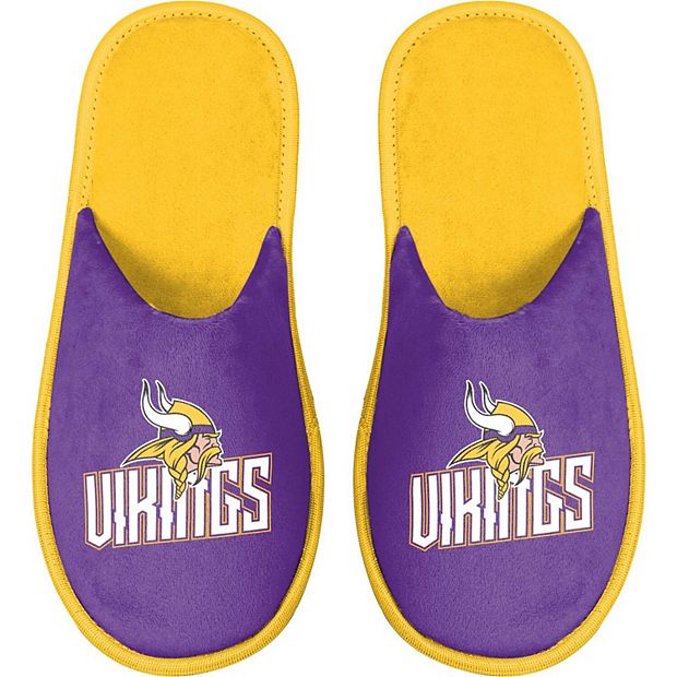 Minnesota Vikings FOCO Scuff Slide Slippers