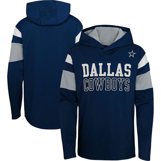 Dallas Cowboys Neutral Colour Logo Hoodie - Mens - Big & Tall