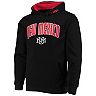 Men's Colosseum Black New Mexico Lobos Arch and Logo Pullover Hoodie
