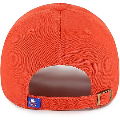 Men's '47 Orange New York Islanders Clean Up Adjustable Hat