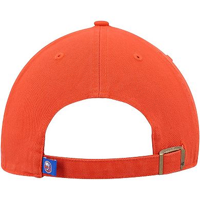 Men's '47 Orange New York Islanders Clean Up Adjustable Hat