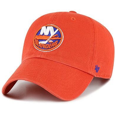 Men's '47 Orange New York Islanders Clean Up Adjustable Hat