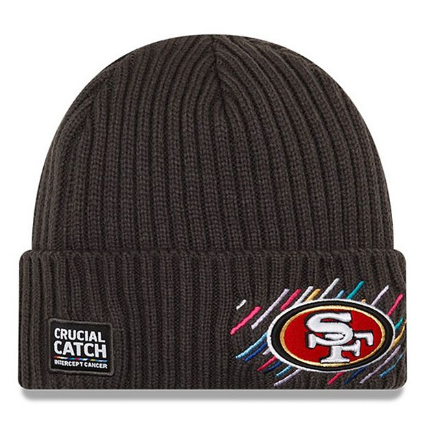 Men's New Era Charcoal San Francisco 49ers 2021 NFL Crucial Catch Knit Hat