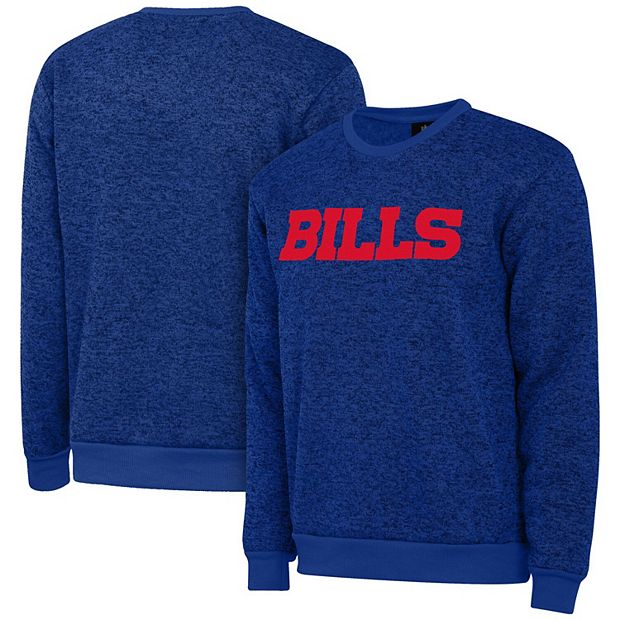 Men's Buffalo Bills FOCO Royal Colorblend Pullover Sweater