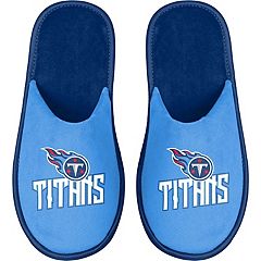 Men's Tennessee Titans Big Logo Moccasin Slippers