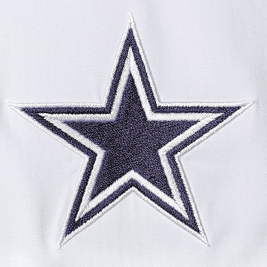 Men's Columbia White Dallas Cowboys Tamiami Omni-Shade Button-Down Shirt