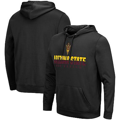 Men's Colosseum Black Arizona State Sun Devils Lantern Pullover Hoodie