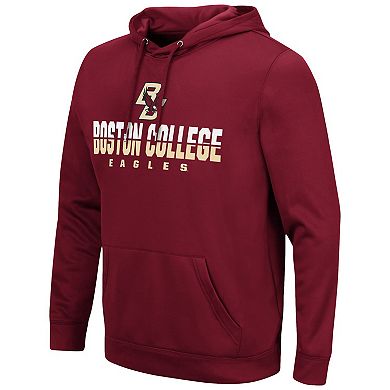 Men's Colosseum Maroon Boston College Eagles Lantern Pullover Hoodie