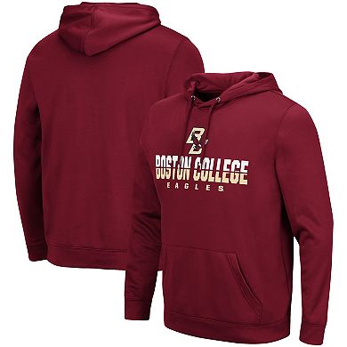 Men's Colosseum Maroon Boston College Eagles Lantern Pullover Hoodie