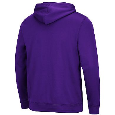 Men's Colosseum Purple Clemson Tigers Lantern Pullover Hoodie