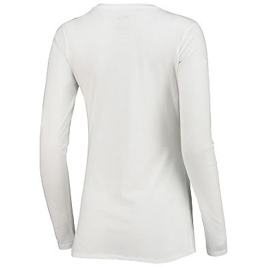 Women's Concepts Sport Orange/White Clemson Tigers Flagship Long Sleeve T-Shirt & Pants Sleep Set