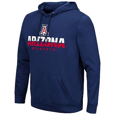 Men's Colosseum Navy Arizona Wildcats Lantern Pullover Hoodie
