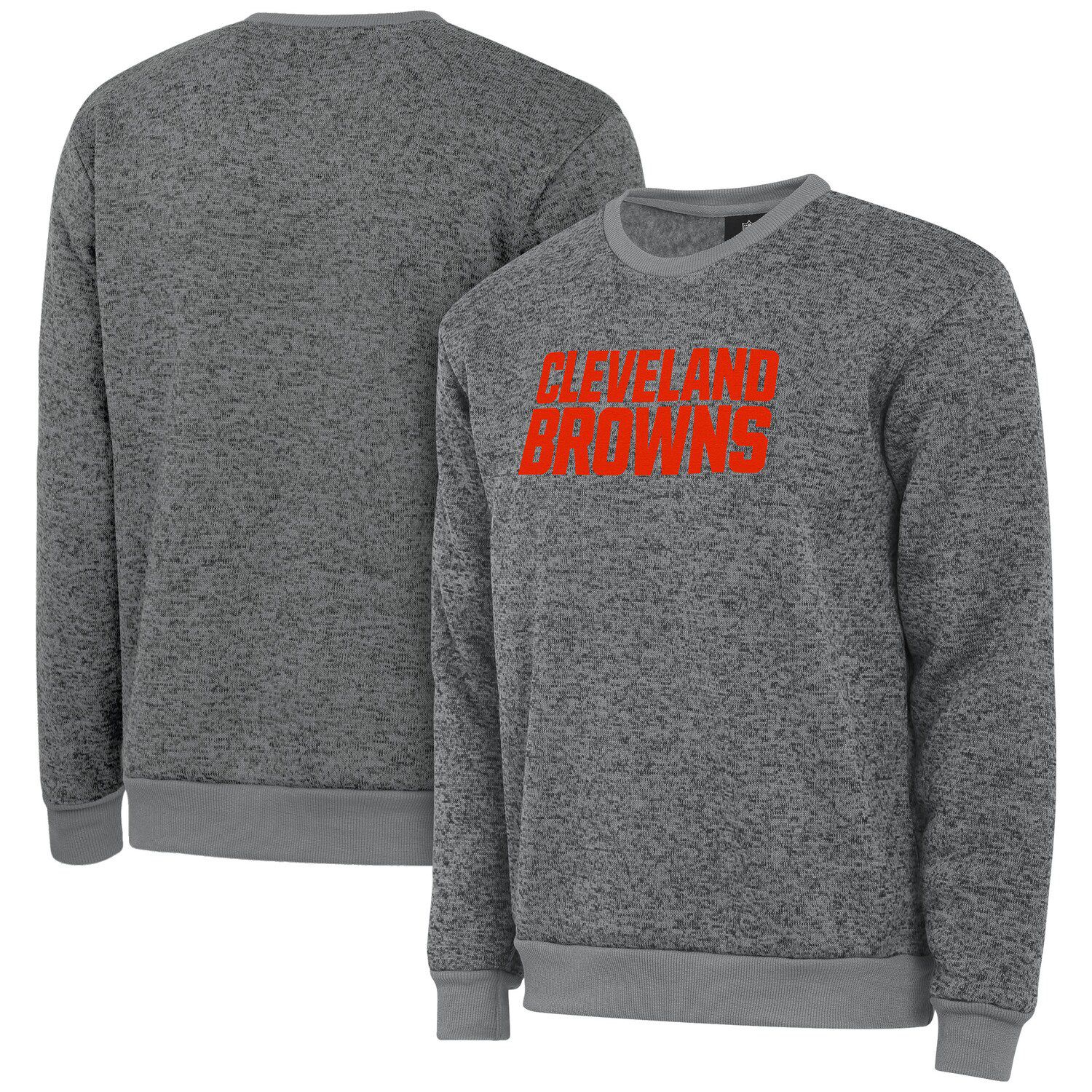 Cleveland Browns Nike Brownie The Elf Historic Raglan Crew Performance  Sweater - Brown/Orange