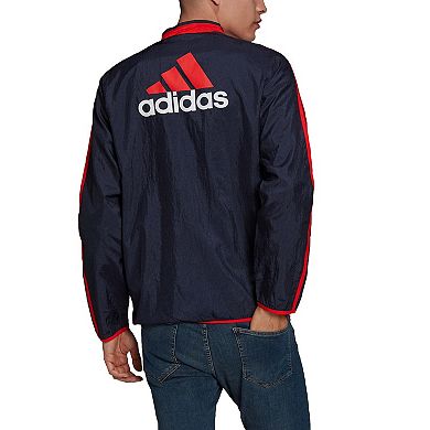 Men's adidas Navy Bayern Munich Icons Woven Full-Zip Jacket