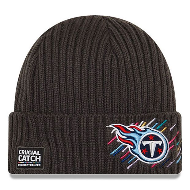 Men's New Era Charcoal Tennessee Titans 2021 NFL Crucial Catch 39THIRTY Flex Hat