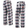 Women's Concepts Sport Navy/Orange Chicago Bears Accolade Flannel Pants