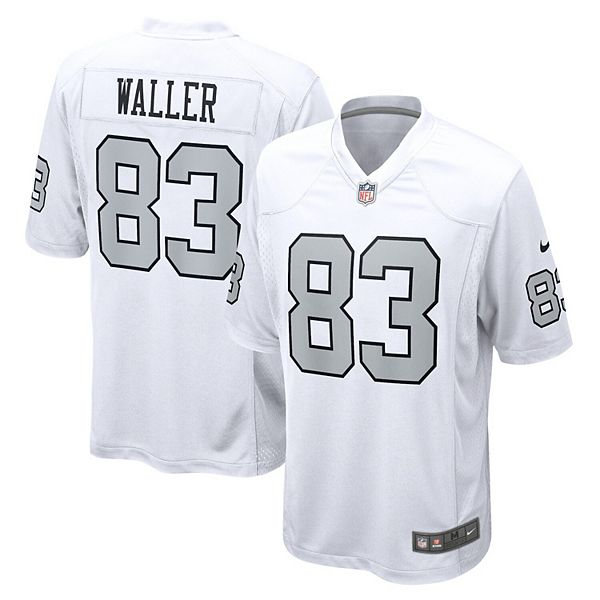 Las Vegas Raiders Nike Game Road Jersey - White - Custom - Mens
