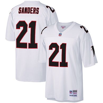 Men's Mitchell & Ness Deion Sanders White Atlanta Falcons Legacy Replica Jersey