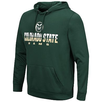 Men's Colosseum Green Colorado State Rams Lantern Pullover Hoodie