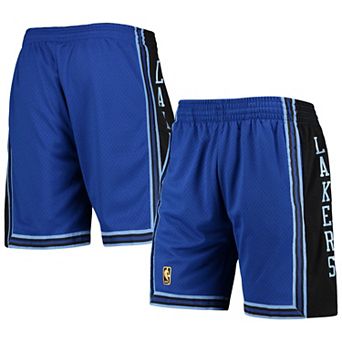 Men's Mitchell & Ness Royal Los Angeles Lakers Hardwood Classics Reload Swingman Shorts