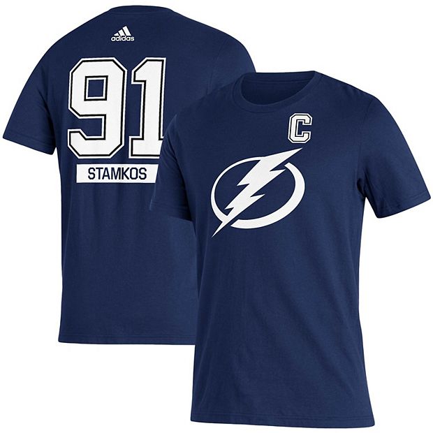 Men's Tampa Bay Lightning Steven Stamkos Adidas Blue Home