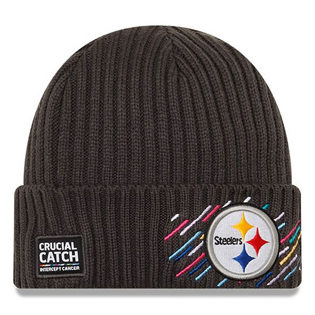 Pittsburgh Steelers Women's New Era Crucial Catch 2023 Sideline Knit Hat