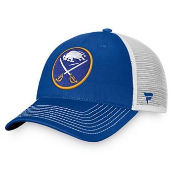 Men's Fanatics Branded Royal Buffalo Sabres Core Primary Logo Trucker Snapback Hat