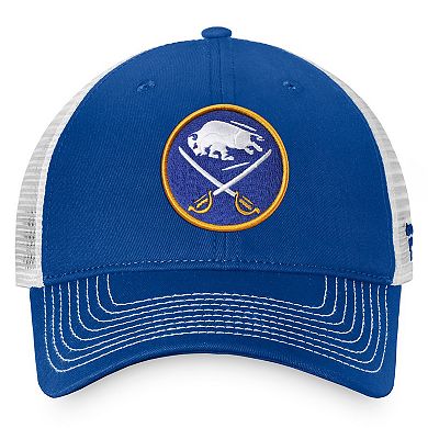 Men's Fanatics Branded Royal Buffalo Sabres Core Primary Logo Trucker Snapback Hat