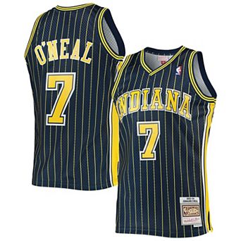 Men's Mitchell & Ness Jermaine O'Neal Navy Indiana Pacers 2003-04 Hardwood Classics Swingman Jersey