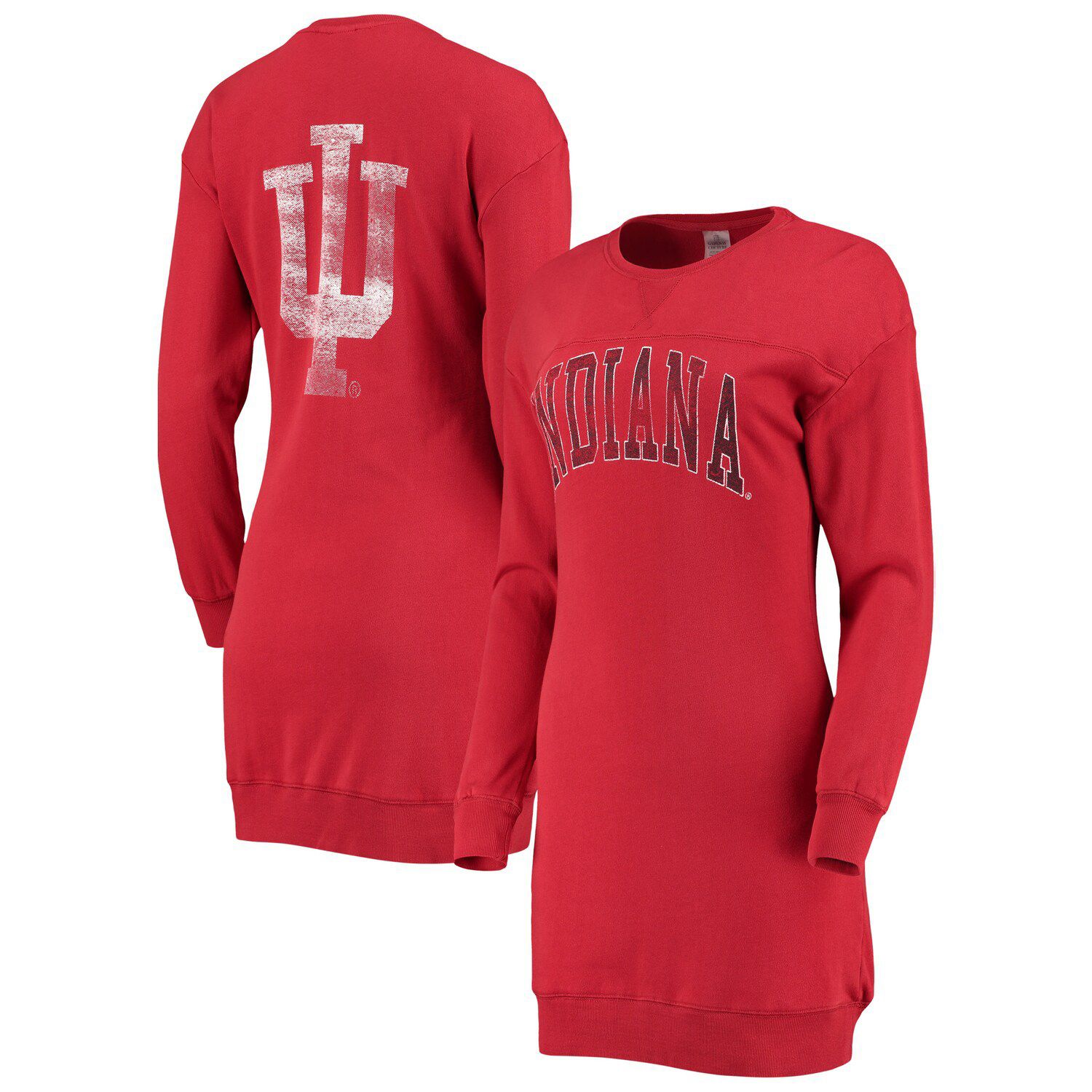 Image for Unbranded Women's Gameday Couture Crimson Indiana Hoosiers 2-Hit Sweatshirt Dress at Kohl's.