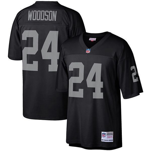 Mitchell & Ness Charles Woodson Black Las Vegas Raiders Legacy Replica Jersey